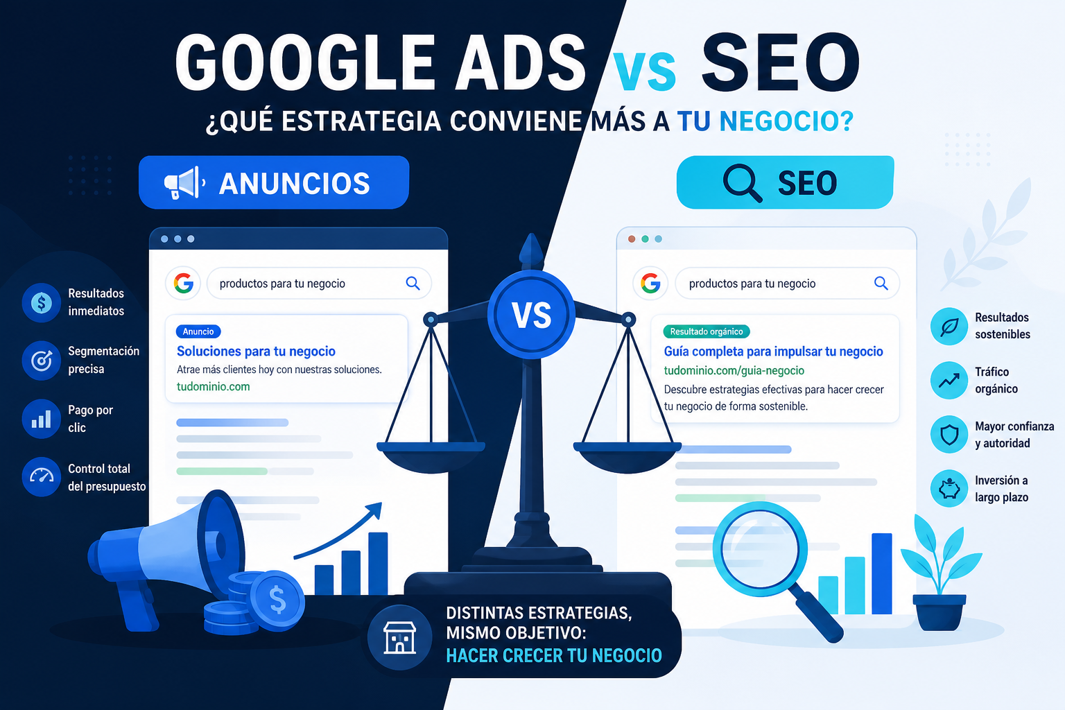Google Ads o SEO: qué conviene según el momento de tu negocio