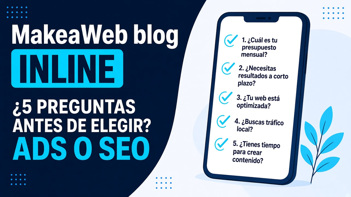 Checklist antes de elegir Google Ads o SEO