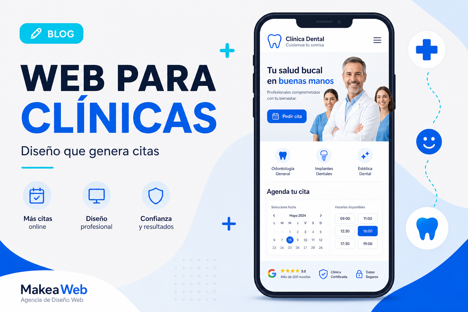 Web para clínicas: requisitos legales y diseño que genera citas