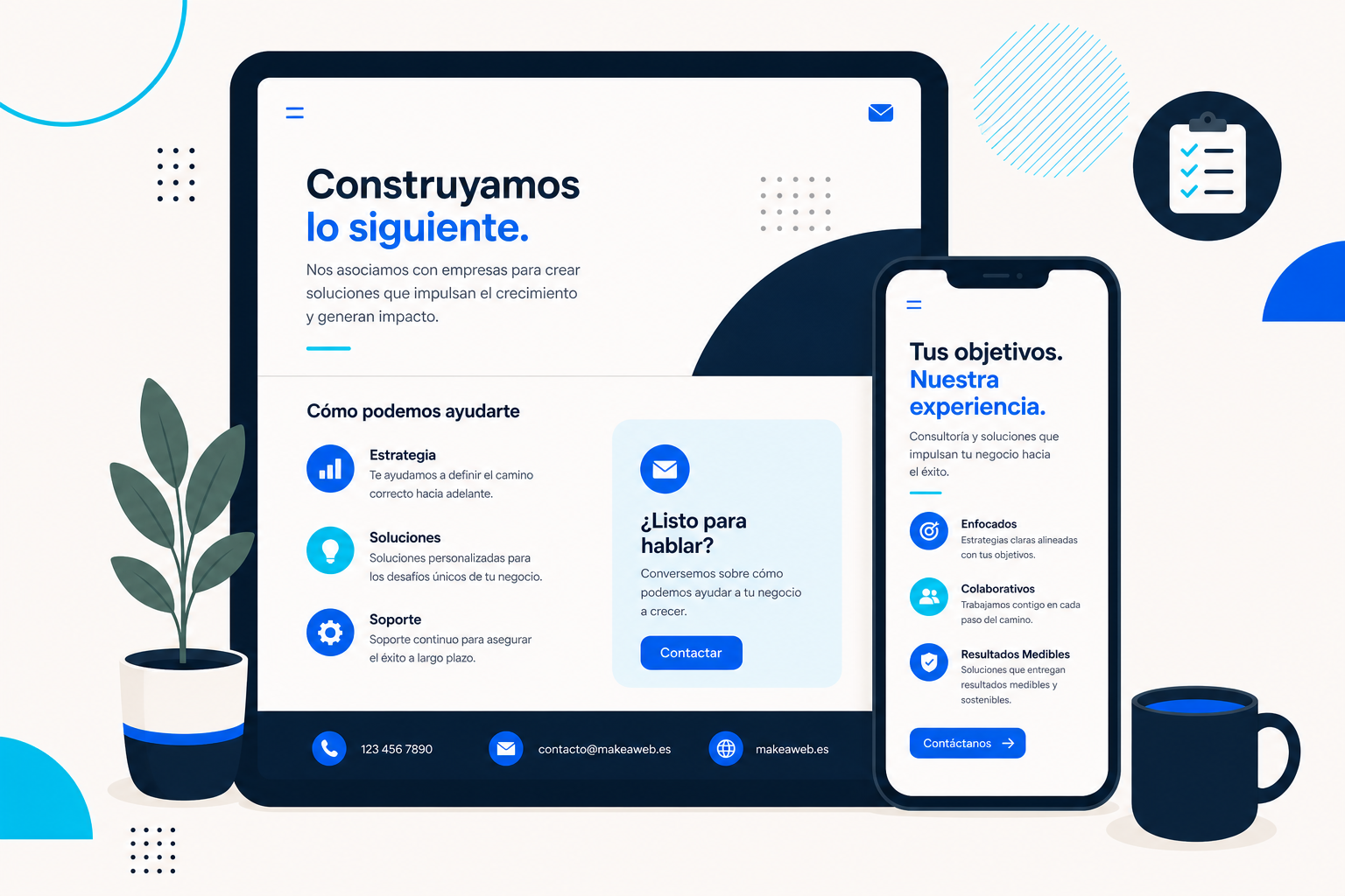Contacto y presupuesto MakeaWeb Burgos